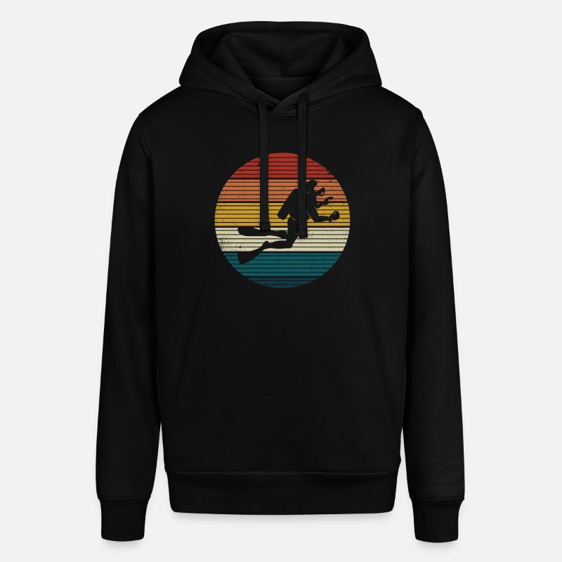 Plongée Plongeur Amoureux de l’océan - Sweat à capuche SOUNDER Stanley/Stella Unisexe - noir