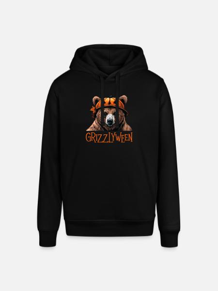Grizzlybär Halloween Braunbär - Stanley/Stella Unisex Hoodie SOUNDER - Schwarz