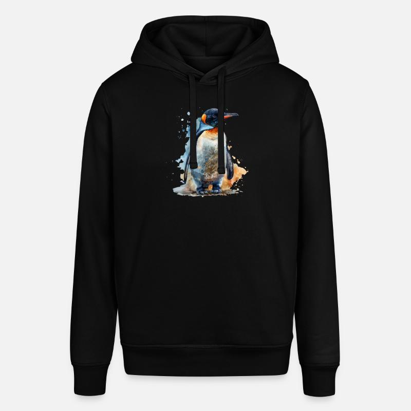 Pingouin Kawaii Pingouin mignon - Sweat à capuche SOUNDER Stanley/Stella Unisexe - noir