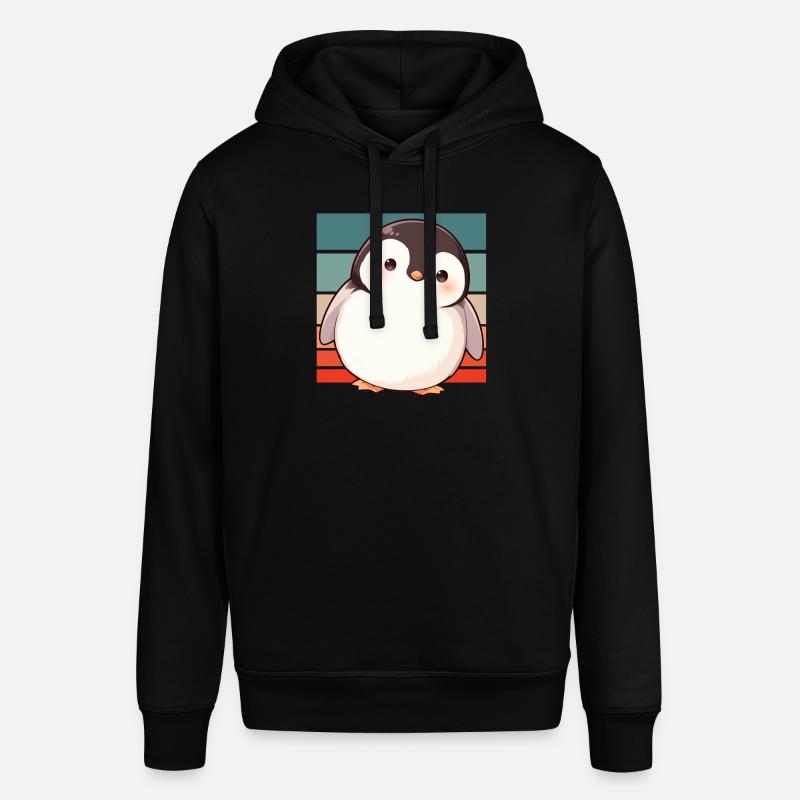 Pingouin Kawaii Pingouin Mignon - Sweat à capuche SOUNDER Stanley/Stella Unisexe - noir