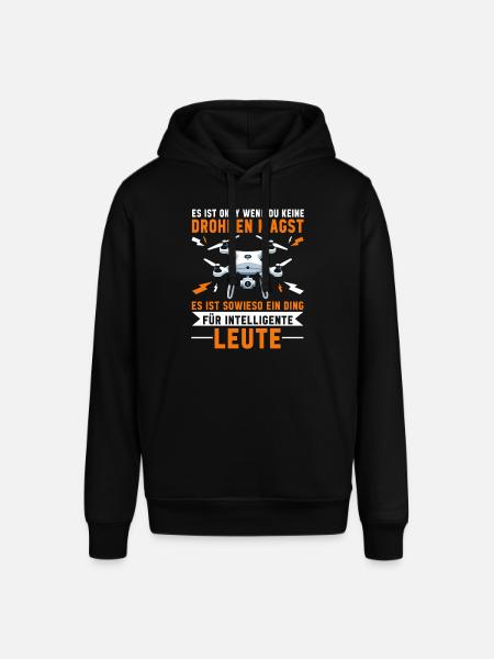 Drone Pilot Quadcopter Flying Quadcopter - Stanley/Stella SOUNDER Unisex Hoodie - black
