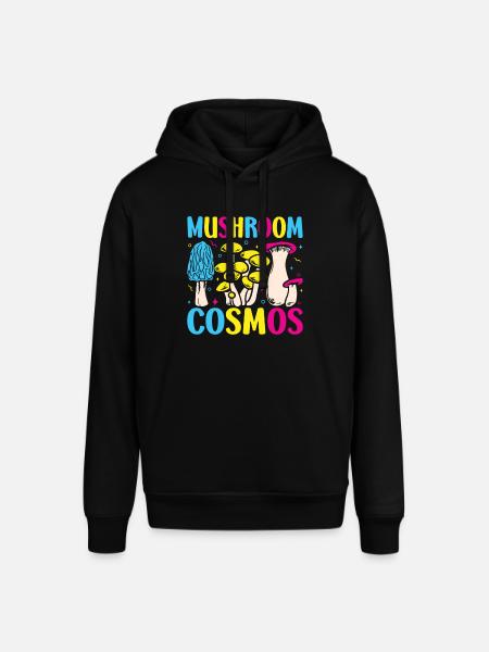 Svamp, Födosök, Jägare, Svamp, Kosmos - Luvtröja SOUNDER unisex från Stanley/Stella - svart