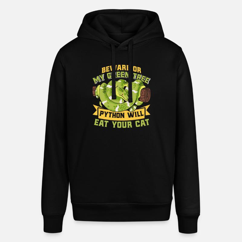 Green Tree Python - Stanley/Stella Unisex Hoodie SOUNDER - Schwarz