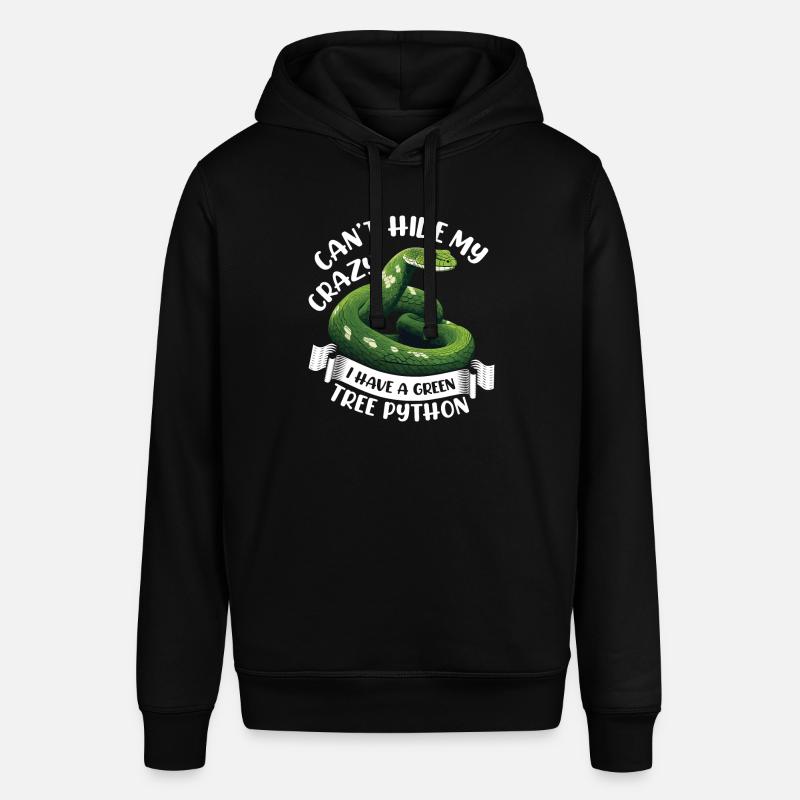 Green Tree Python - Stanley/Stella SOUNDER Unisex Hoodie - black