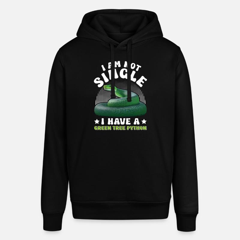 Python arborescent vert - Sweat à capuche SOUNDER Stanley/Stella Unisexe - noir