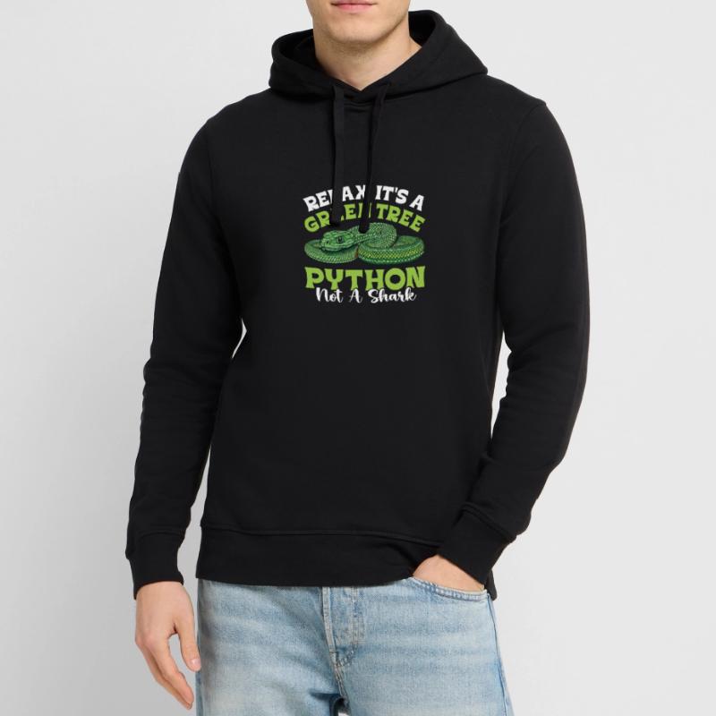 Green Tree Python Stanley/Stella SOUNDER Unisex Hoodie