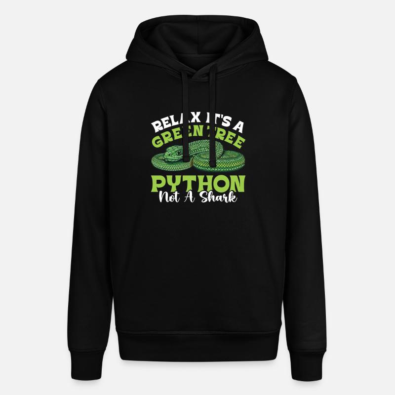 Green Tree Python - Stanley/Stella Unisex Hoodie SOUNDER - Schwarz