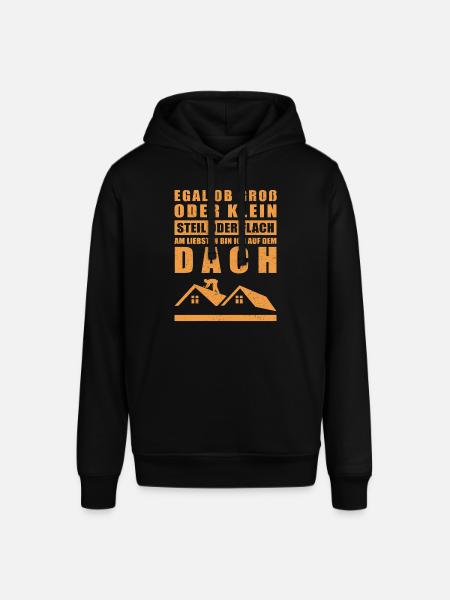 Dachdecker Spruch | Dachdeckermeister Geschenk - Stanley/Stella Unisex Hoodie SOUNDER - Schwarz