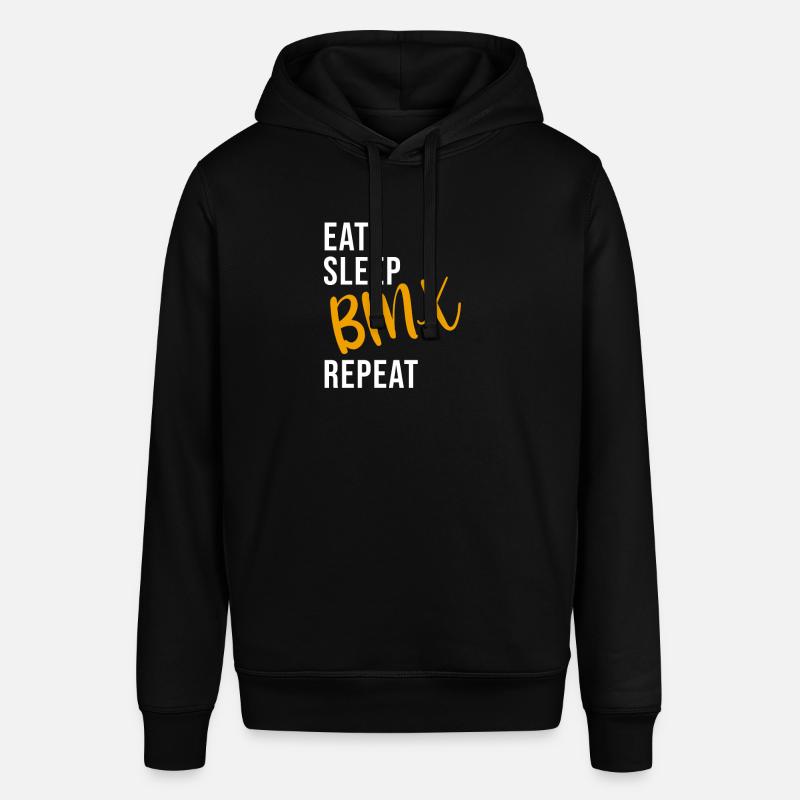 Eat Sleep BMX Repeat - Sweat à capuche SOUNDER Stanley/Stella Unisexe - noir