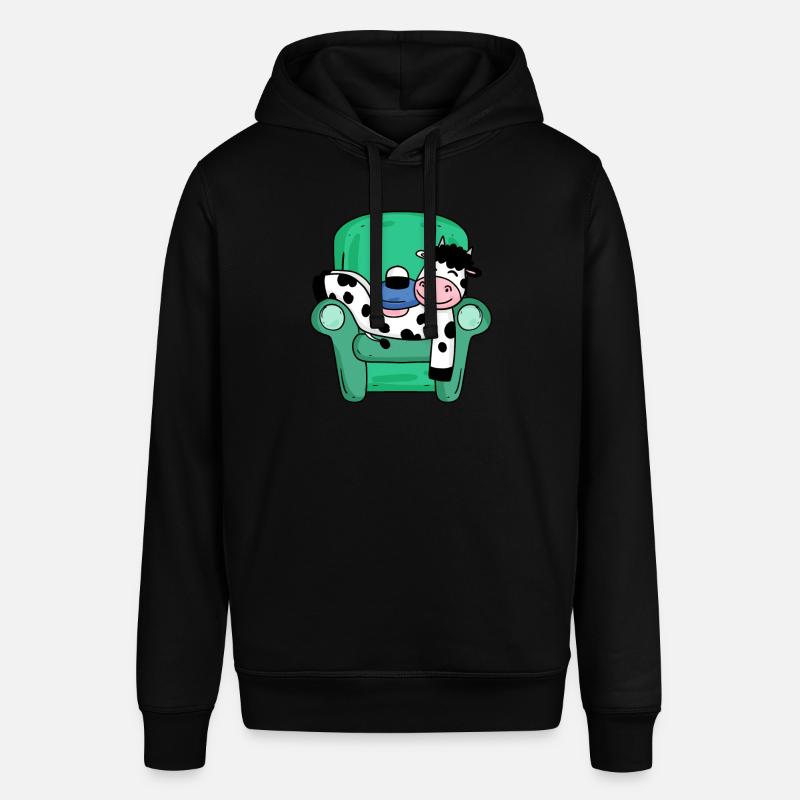 Vache - Sweat à capuche SOUNDER Stanley/Stella Unisexe - noir
