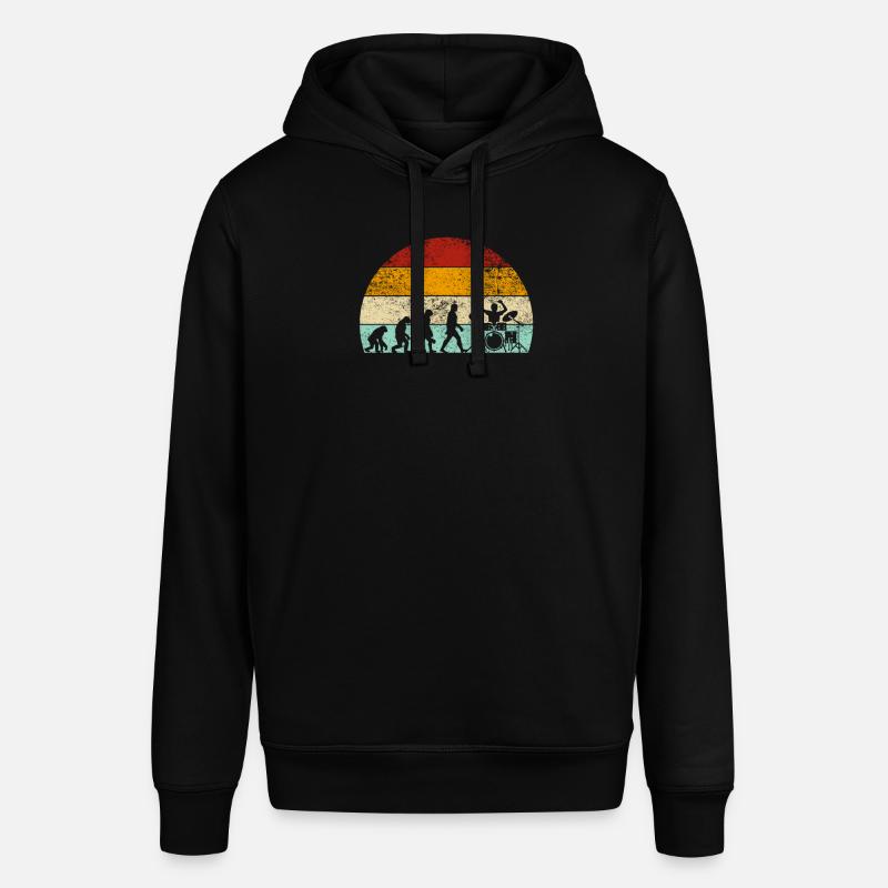 Drums Evolution Drummer Drummer - Stanley/Stella SOUNDER Unisex Hoodie - black