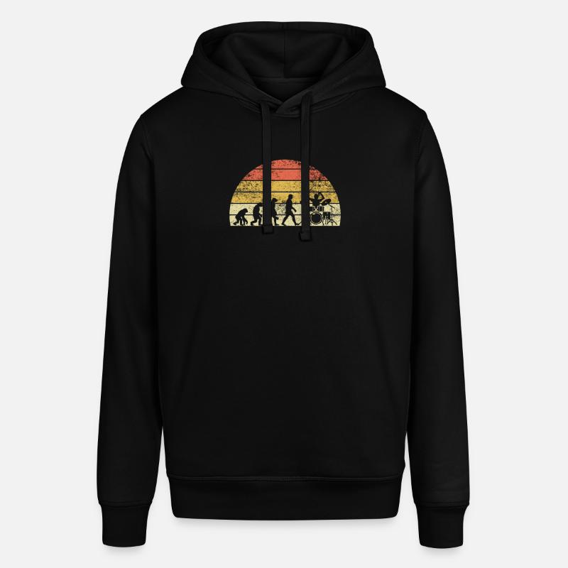 Batteur Evolution Sunset Schlagzeuger - Sweat à capuche SOUNDER Stanley/Stella Unisexe - noir