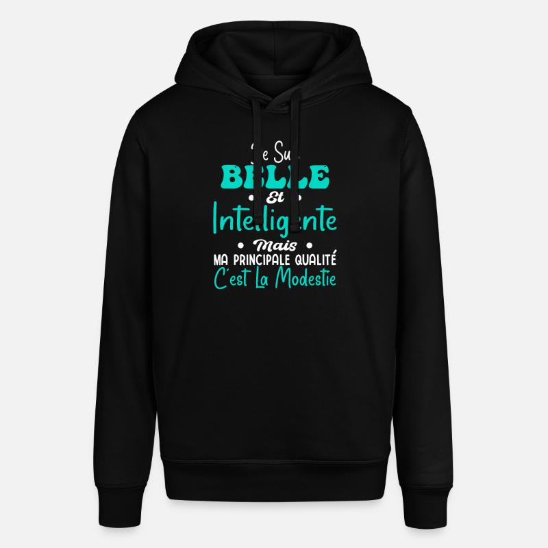 Belle Intelligente et Modeste - Sweat à capuche SOUNDER Stanley/Stella Unisexe - noir