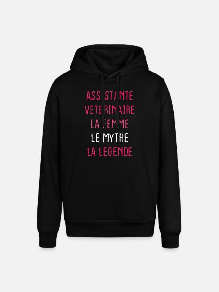 Assistante Veterinaire - Sweat à capuche SOUNDER Stanley/Stella Unisexe - noir