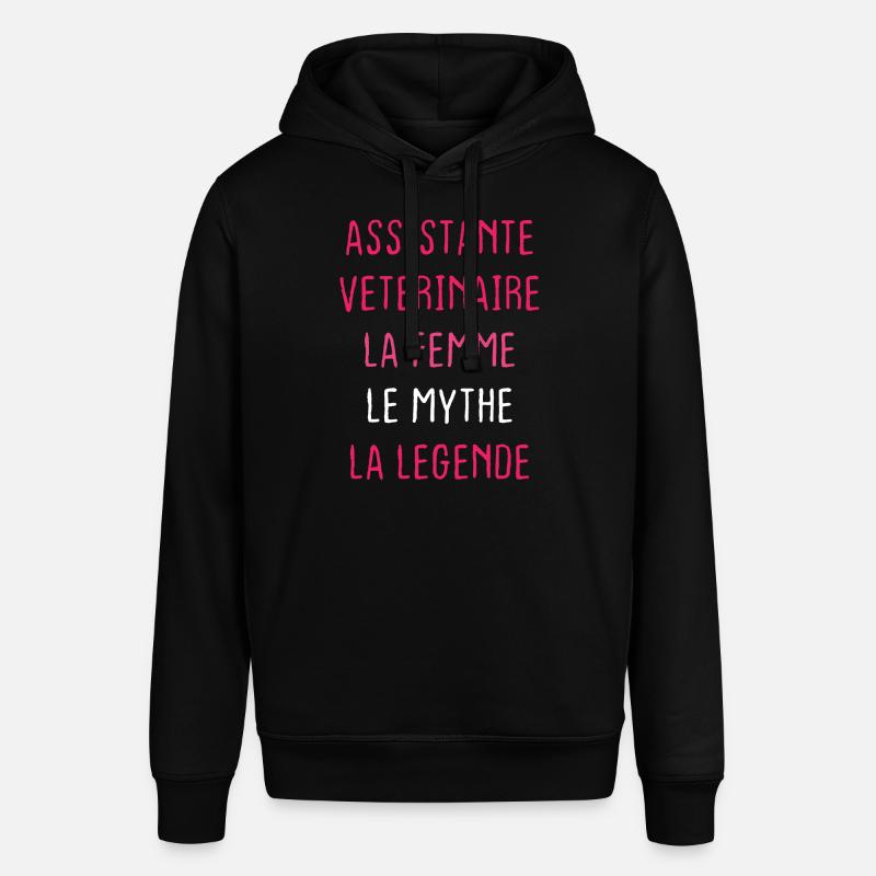 Assistante Veterinaire - Sweat à capuche SOUNDER Stanley/Stella Unisexe - noir