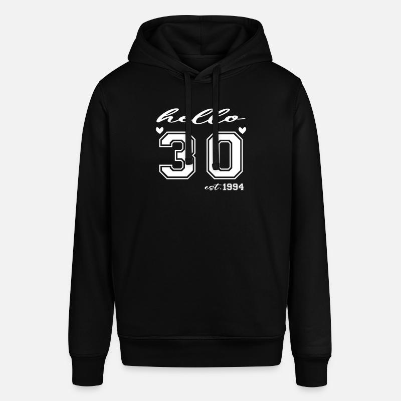 Hello 30 est 1994 - Sweat à capuche SOUNDER Stanley/Stella Unisexe - noir