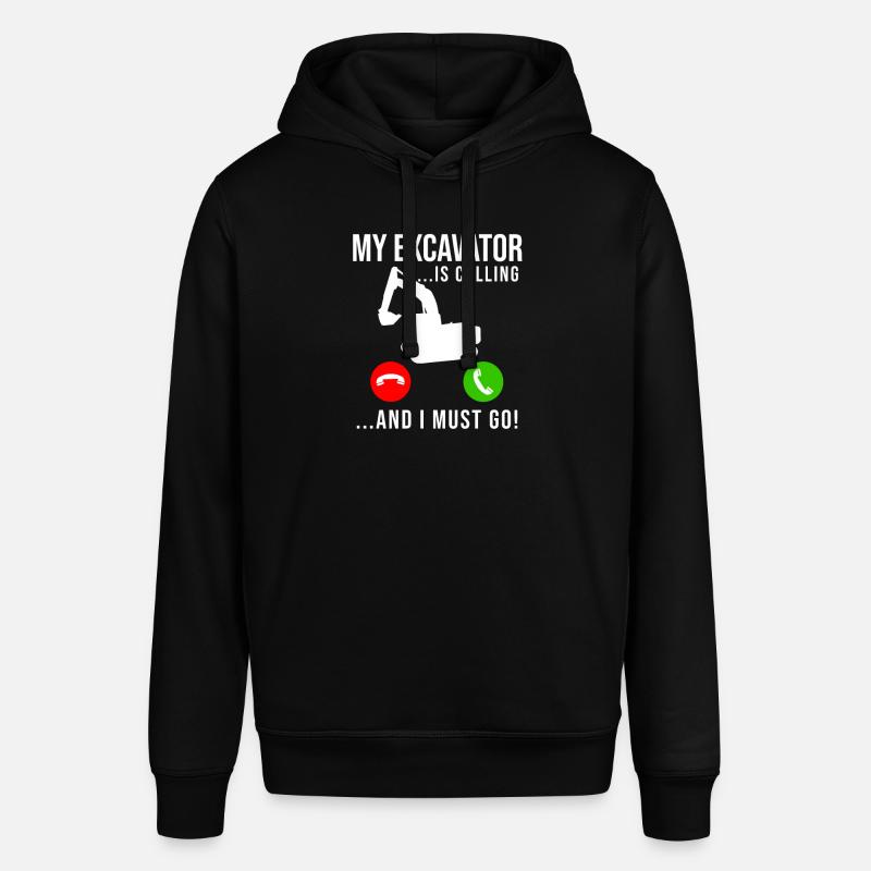 Baggerfahrer Baggerfahrer - Stanley/Stella Unisex Hoodie SOUNDER - Schwarz