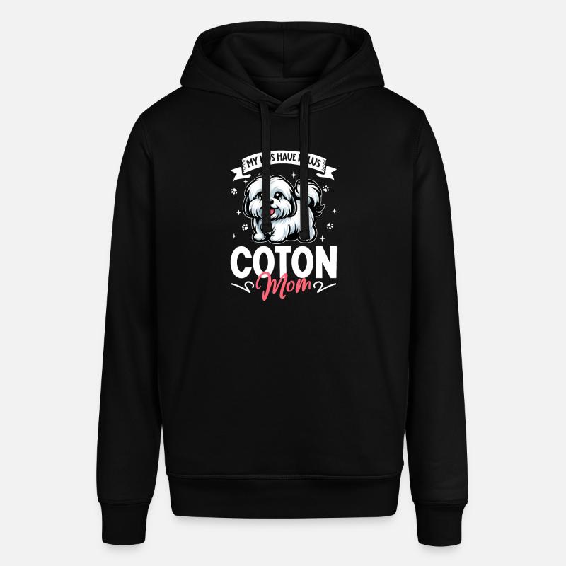 Coton de Tulear Mama - Sweat à capuche SOUNDER Stanley/Stella Unisexe - noir