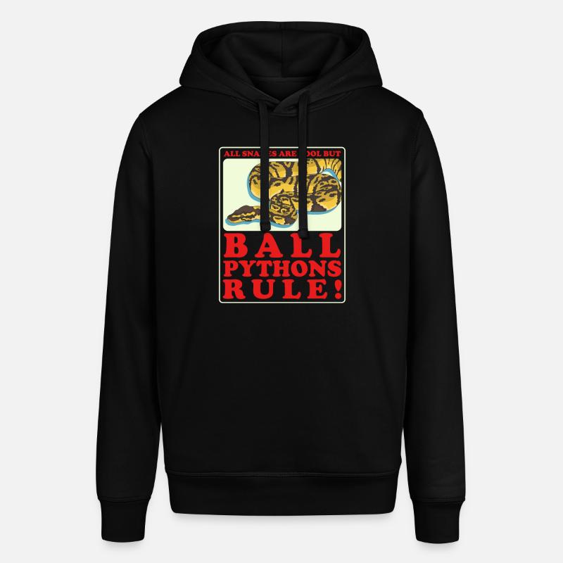 Königspython Python Schlange Geschenk - Stanley/Stella Unisex Hoodie SOUNDER - Schwarz