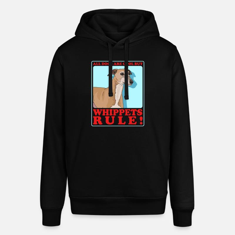 Whippet Petit lévrier anglais Cadeau - Sweat à capuche SOUNDER Stanley/Stella Unisexe - noir