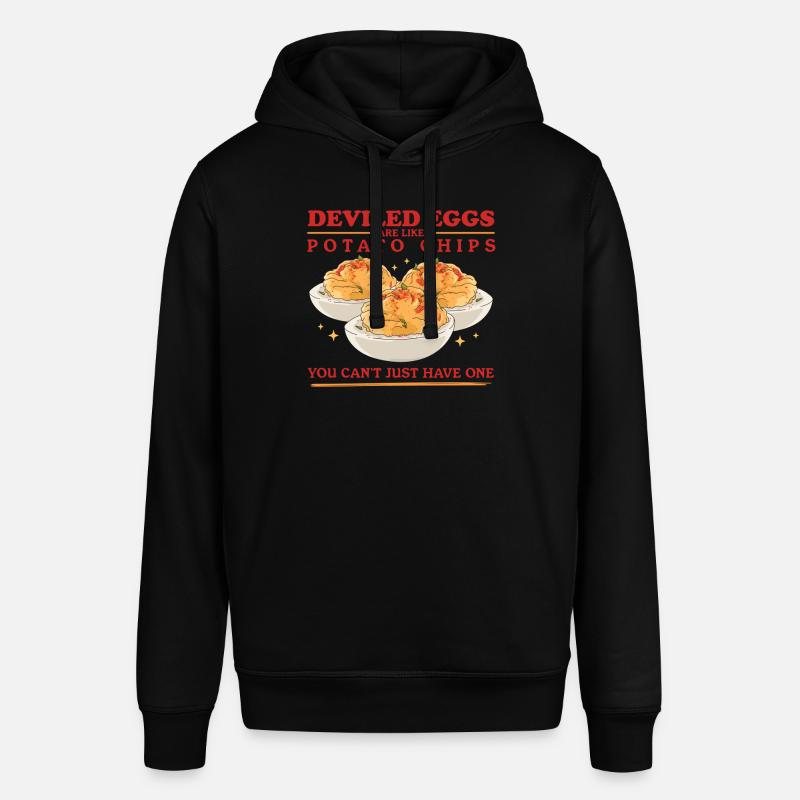 Gefüllte Eier Deviled Eggs Geschenke - Stanley/Stella Unisex Hoodie SOUNDER - Schwarz