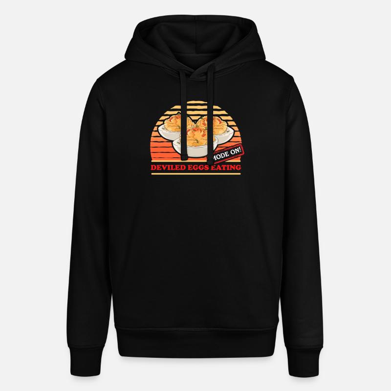 Deviled Eggs Gefüllte Eier Geschenk - Stanley/Stella Unisex Hoodie SOUNDER - Schwarz