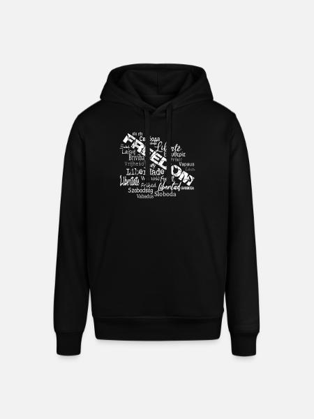Freedom Peace Democracy - Political Statement - Stanley/Stella SOUNDER Unisex Hoodie - black