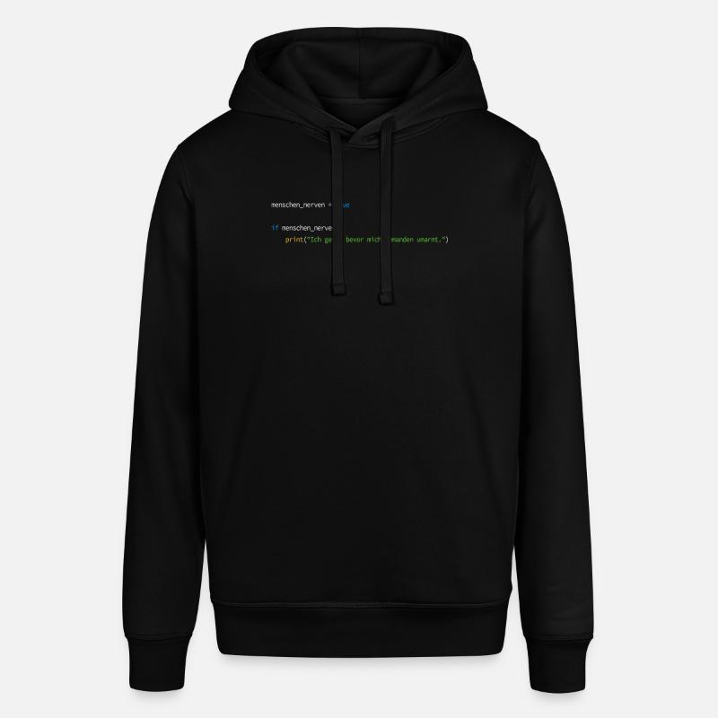 Programmierer Informatiker Nerd Softwareingenieur - Stanley/Stella Unisex Hoodie SOUNDER - Schwarz