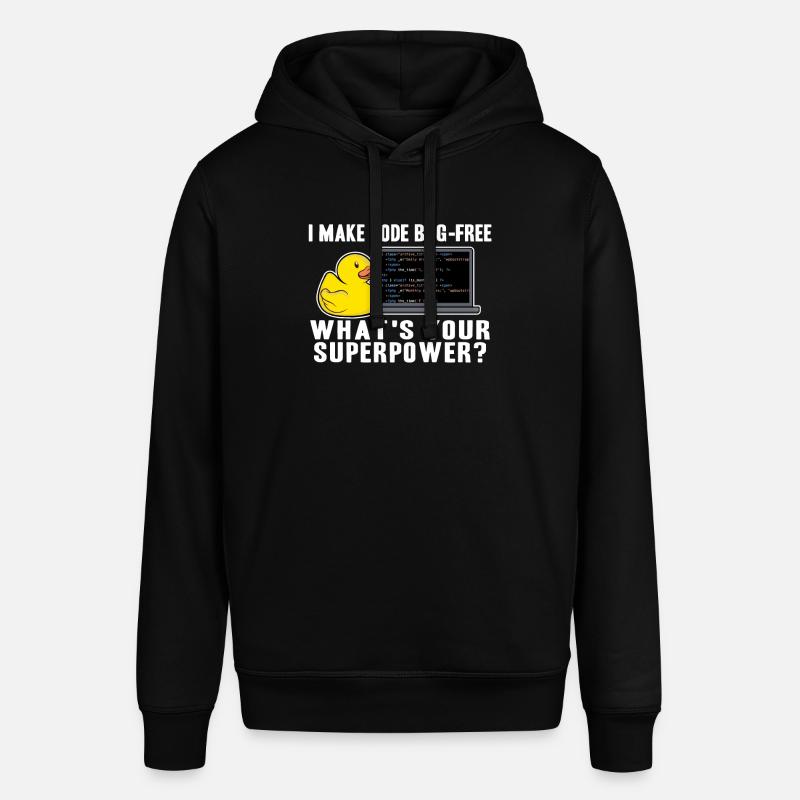 Programmierer Ente Programmieren Debugging Lustig - Stanley/Stella Unisex Hoodie SOUNDER - Schwarz