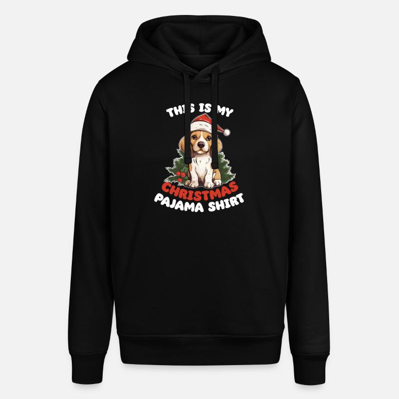 Beagle Noël Pyjamas Chiens - Sweat à capuche SOUNDER Stanley/Stella Unisexe - noir