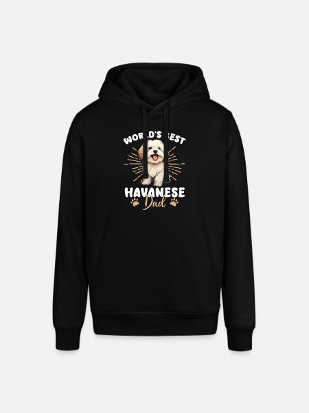 Havaneser Dog Havanese Dad - Stanley/Stella SOUNDER Unisex Hoodie - black