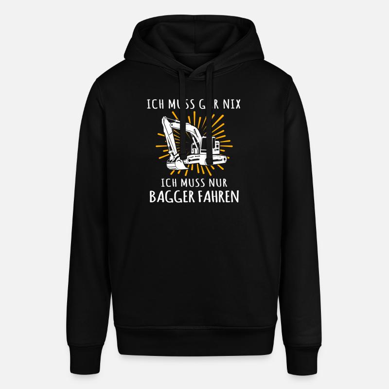 Baggerführer Bagger Baggerfahrer - Stanley/Stella Unisex Hoodie SOUNDER - Schwarz