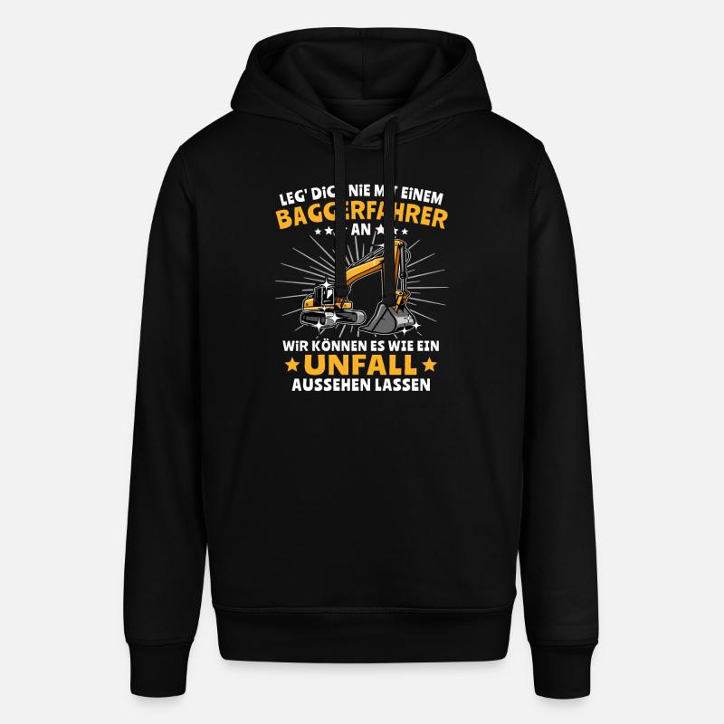 Baggerfuehrer Baggerfahrer - Stanley/Stella Unisex Hoodie SOUNDER - Schwarz