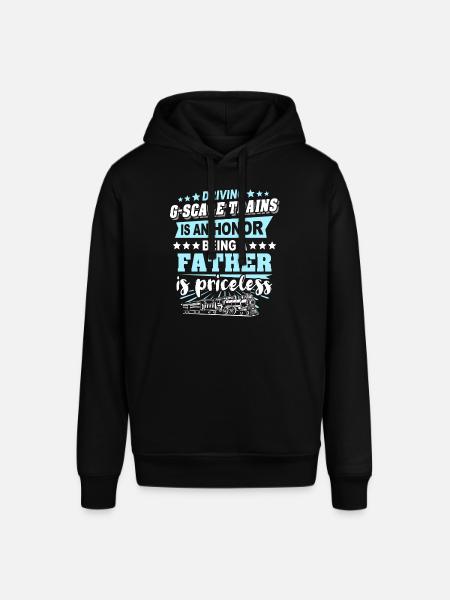 Gartenbahn Spur G Papa - Stanley/Stella Unisex Hoodie SOUNDER - Schwarz