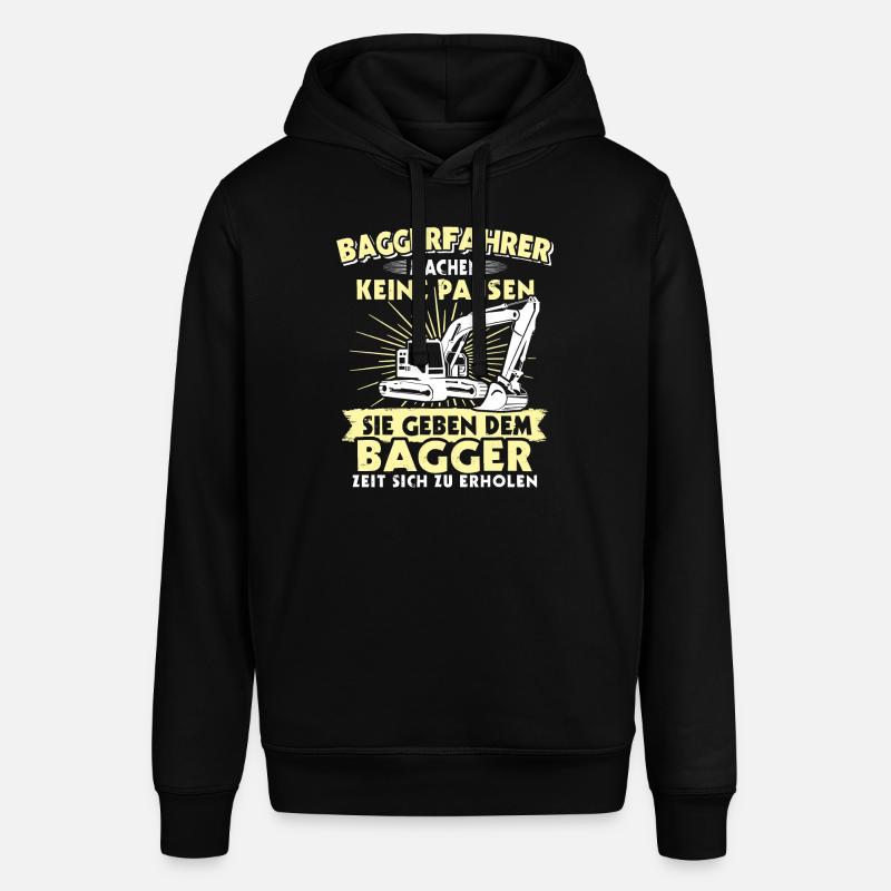 Baggerführer Bagger Baggerfahrer - Stanley/Stella Unisex Hoodie SOUNDER - Schwarz