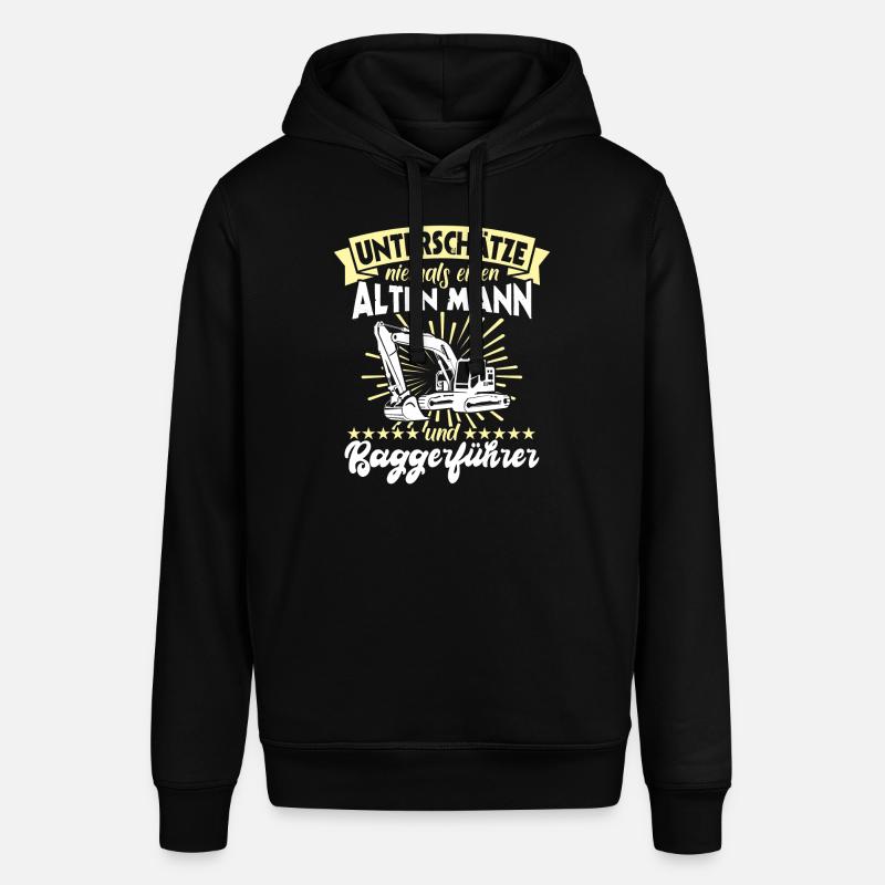 Baggerführer Bagger Baggerfahrer - Stanley/Stella Unisex Hoodie SOUNDER - Schwarz