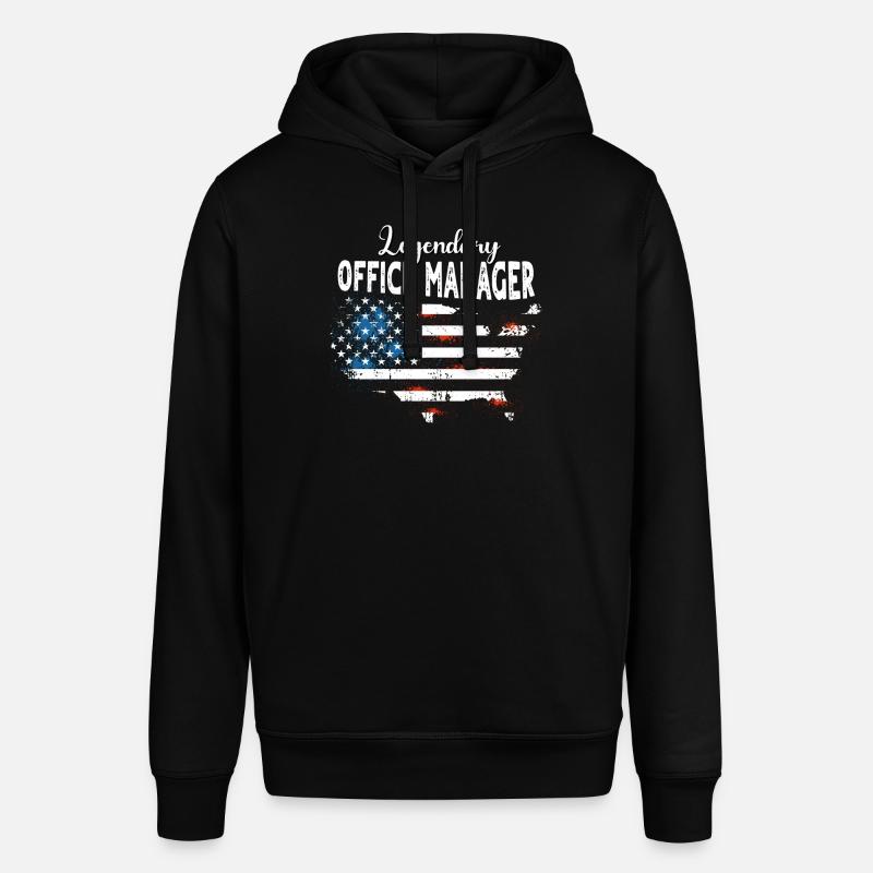 Gestionnaire de bureau États-Unis - Sweat à capuche SOUNDER Stanley/Stella Unisexe - noir