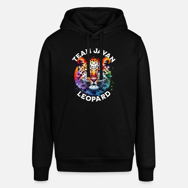 Java Leopard Sprüche - Stanley/Stella Unisex Hoodie SOUNDER - Schwarz