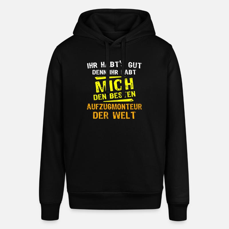 Cadeau de technicien d’ascenseur - Sweat à capuche SOUNDER Stanley/Stella Unisexe - noir