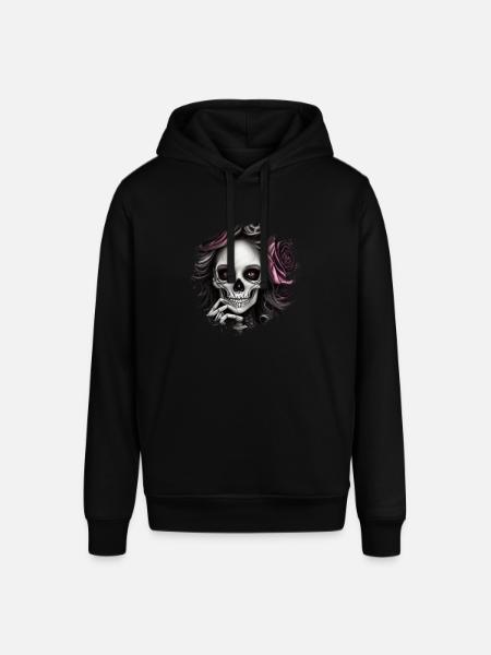 Crâne de squelette - Sweat à capuche SOUNDER Stanley/Stella Unisexe - noir