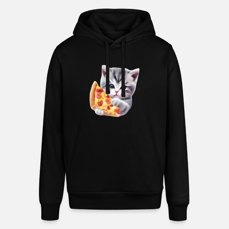 Pizza Cat - Sweat à capuche SOUNDER Stanley/Stella Unisexe - noir