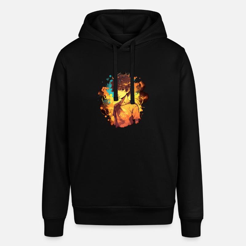 Garçon d’anime - Sweat à capuche SOUNDER Stanley/Stella Unisexe - noir