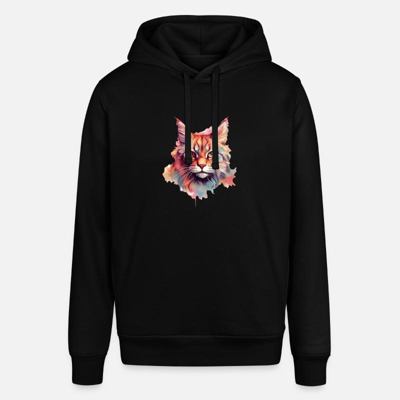 Chat - Sweat à capuche SOUNDER Stanley/Stella Unisexe - noir