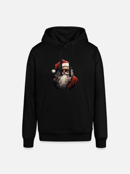 Santa Claus - Stanley/Stella SOUNDER Unisex Hoodie - black