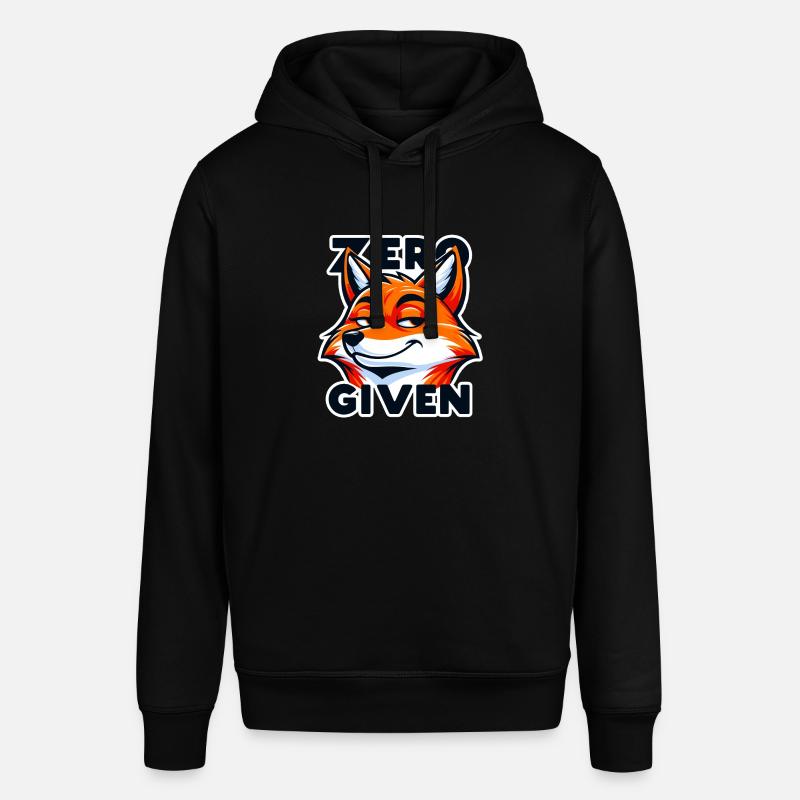 Zero Given - Fox Illustration - Stanley/Stella SOUNDER Unisex Hoodie - black