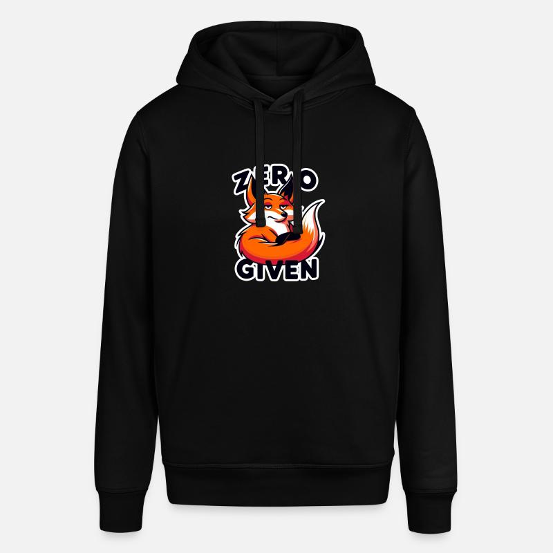 Zéro donné - Illustration de renard - Sweat à capuche SOUNDER Stanley/Stella Unisexe - noir
