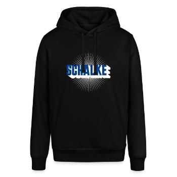 Schalke - Stanley/Stella Unisex Hoodie SOUNDER - Schwarz - Vorne - Alina (178cm) & Michal (187cm)
