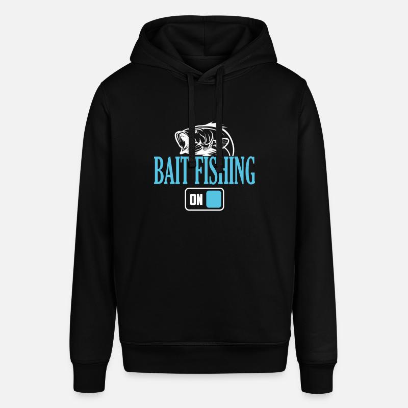 Fisherman Bait Angelmodus Ein - Stanley/Stella Unisex Hoodie SOUNDER - Schwarz