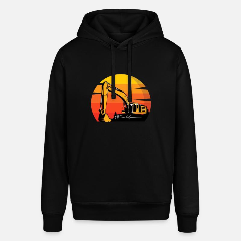 Baggerfahrer Baggerfahrer - Stanley/Stella Unisex Hoodie SOUNDER - Schwarz