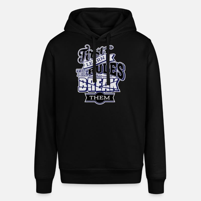 break the rules - Sweat à capuche SOUNDER Stanley/Stella Unisexe - noir